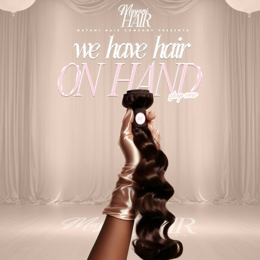 Hair on hand